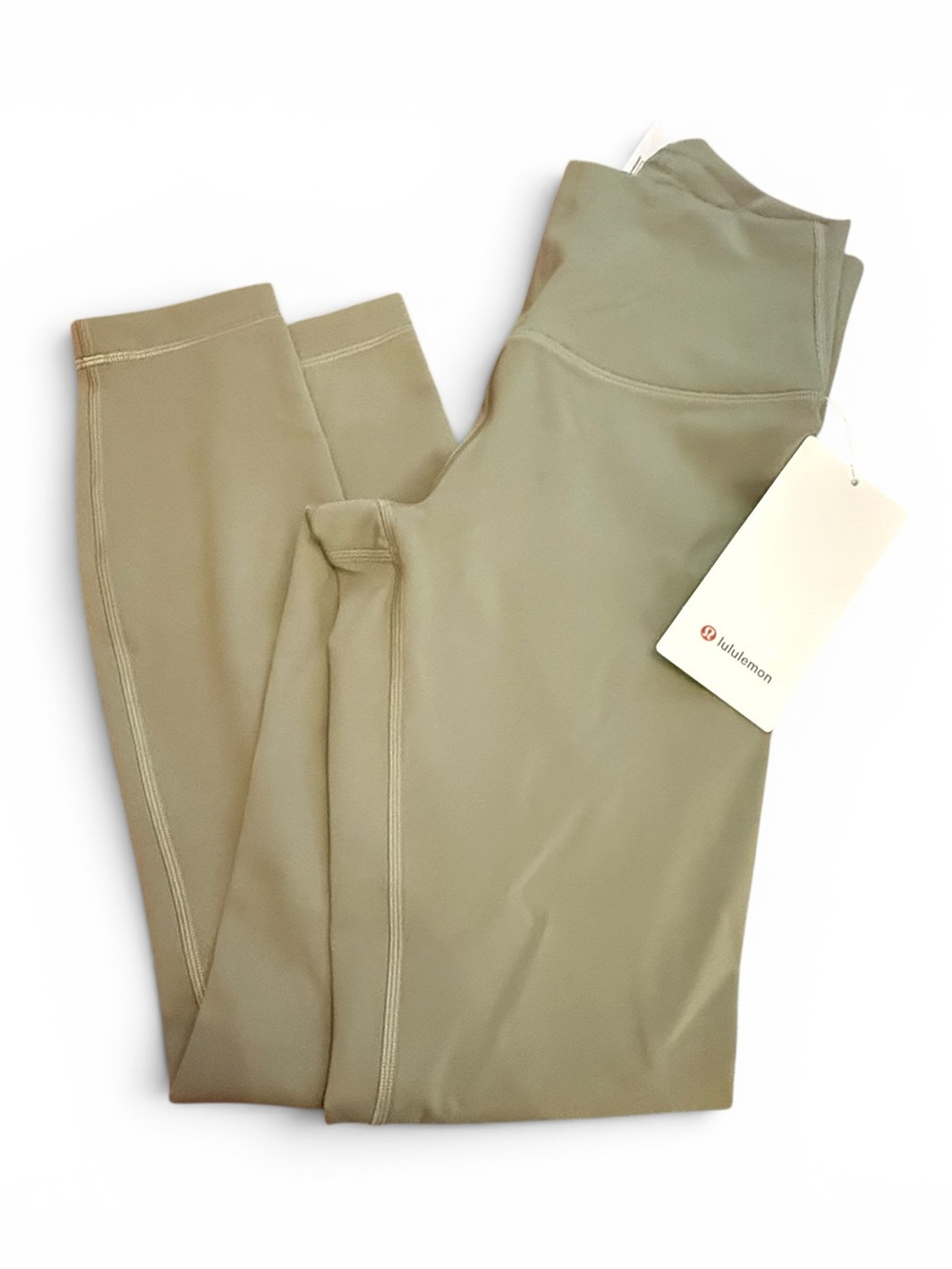 NWT Lululemon Leggings Wunder Train 25” Green High-Rise Limited Peloton Collab!